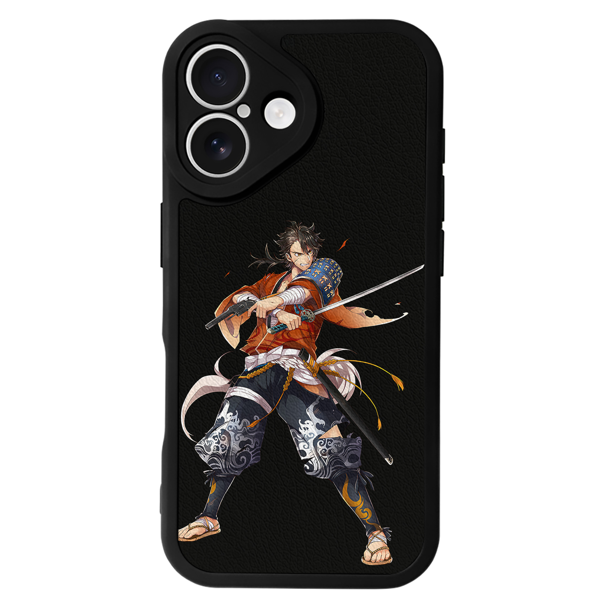 （画像用） 刀剣乱舞 Touken Ranbu 【iPhone 16シリーズ対応】シリコンスマホケース（レザー調） 材質：シリコン
